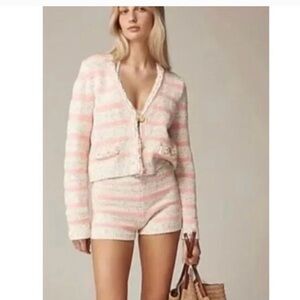 J. Crew space dyed lady day jacket with shorts